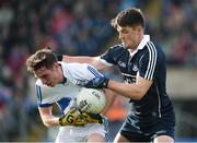 5 February 2017; Gerard Smith of Cavan in action against Eric Lowndes of Dublin during the Allianz Football League Division 1 Round 1 match between Cavan and Dublin at Kingspan Breffni Park in Cavan. Photo by Ray McManus/Sportsfile