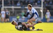5 February 2017; Michael fitzsimons of Dublin is tackled by Sean Johnston of Cavan during the Allianz Football League Division 1 Round 1 match between Cavan and Dublin at Kingspan Breffni Park in Cavan. Photo by Ray McManus/Sportsfile