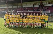 5 February 2017; The Donegal squad before the Lidl Ladies Football National League Round 2 match between Galway and Donegal at Tuam Stadium in Galway. Photo by Diarmuid Greene/Sportsfile