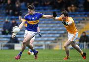 5 February 2017; Michael Quinlivan of Tipperary in action against James Laverty of Antrim during the Allianz Football League Division 3 Round 1 match between Tipperary and Antrim at Semple Stadium in Thurles, Co. Tipperary. Photo by Matt Browne/Sportsfile
