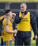 5 February 2017; Sean McDermott of Roscommon, left, along with Roscommon selector Liam McHale after the Allianz Football League Division 1 Round 1 match between Tyrone and Roscommon at Healy Park in Omagh, Co. Tyrone. Photo by Oliver McVeigh/Sportsfile