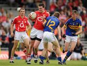 3 July 2011; Stephen O'Mahony, Cork, in action against Bill Maher, Tipperary. Munster GAA Football Minor Championship Final, Cork v Tipperary, Fitzgerald Stadium, Killarney, Co. Kerry. Picture credit: Brendan Moran / SPORTSFILE
