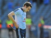 3 July 2011; Dublin's Peter Kelly shows his disappointment after the match. Leinster GAA Hurling Senior Championship Final, Kilkenny v Dublin, Croke Park, Dublin. Picture credit: Brian Lawless / SPORTSFILE