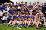 3 July 2011; The Tipperary team celebrate with the cup after the game. Munster GAA Football Minor Championship Final, Cork v Tipperary, Fitzgerald Stadium, Killarney, Co. Kerry. Picture credit: Brendan Moran / SPORTSFILE