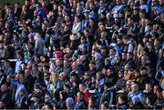 5 February 2017; A section of the 16,331 attendance cheer Dublin from the town end terraces during the Allianz Football League Division 1 Round 1 match between Cavan and Dublin at Kingspan Breffni Park in Cavan. Photo by Ray McManus/Sportsfile