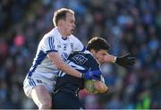 5 February 2017; Colm Basquel of Dublin in action against Martin Reilly of Cavan during the Allianz Football League Division 1 Round 1 match between Cavan and Dublin at Kingspan Breffni Park in Cavan. Photo by Ray McManus/Sportsfile