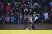 5 February 2017; A young boy kicks ball at half time during the Allianz Football League Division 1 Round 1 match between Cavan and Dublin at Kingspan Breffni Park in Cavan. Photo by Ray McManus/Sportsfile