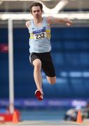 5 February 2017; Alan Kennedy of North Down A.C., Co. Down competing in the mens triple jump during the Irish Life Health AAI Indoor Games at Sport Ireland National Indoor Arena in Abbotstown, Dublin. Photo by Eóin Noonan/Sportsfile