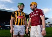 5 February 2017; Paul Murphy of Kilkenny, left, and Davey Glennon of Galway in conversation following the Bord na Mona Walsh Cup Final match between Kilkenny and Galway at Nowlan Park in Kilkenny. Photo by Seb Daly/Sportsfile