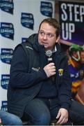 6 February 2017; Speaking at the 2017 Allianz Hurling League Launch in Croke Park is Wexford manager Davy Fitzgerald. This year, Allianz celebrates 25 years of sponsoring the Allianz Leagues. Visit www.allianz.ie for more information. Photo by Seb Daly/Sportsfile