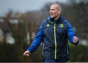 6 February 2017; Leinster senior coach Stuart Lancaster during squad training at Rosemount in UCD, Dublin. Photo by Cody Glenn/Sportsfile