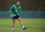 6 February 2017; Simon Zebo of Ireland during squad training at Carton House in Maynooth, Co. Kildare. Photo by Eóin Noonan/Sportsfile