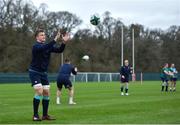 6 February 2017; Josh van der Flier of Ireland during squad training at Carton House in Maynooth, Co. Kildare. Photo by Ramsey Cardy/Sportsfile