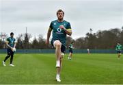 6 February 2017; Jamie Heaslip of Ireland during squad training at Carton House in Maynooth, Co. Kildare. Photo by Ramsey Cardy/Sportsfile