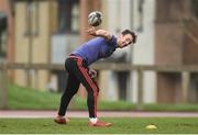 6 February 2017; Darren Sweetnam of Munster in action during squad training at the University of Limerick. Photo by Diarmuid Greene/Sportsfile