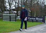 6 February 2017; Jonathan Sexton of Ireland arrives for squad training at Carton House in Maynooth, Co. Kildare. Photo by Ramsey Cardy/Sportsfile