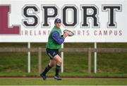 6 February 2017; Tyler Bleyendaal of Munster in action during squad training at the University of Limerick. Photo by Diarmuid Greene/Sportsfile