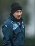 6 February 2017; Galway United manager Shane Keegan during the friendly match between Galway United and  FAI Colleges and Universities at AUL Complex in Clonshaugh, Dublin. Photo by David Maher/Sportsfile