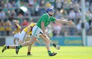 2 July 2011; Brian Geary, Limerick, in action against Harry Kehoe, Wexford. GAA Hurling All-Ireland Senior Championship, Phase 2, Limerick v Wexford, Gaelic Grounds, Limerick. Picture credit: Matt Browne / SPORTSFILE
