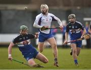 7 February 2017; Cian Lynch of Mary Immaculate College Limerick in action against Colm Byrne of Dublin Institute of Technology during the Independent.ie HE GAA Fitzgibbon Cup Group A Round 3 match between Dublin Institute of Technology and Mary Immaculate College Limerick at Parnells GAA Club in Coolock, Dublin. Photo by Cody Glenn/Sportsfile