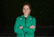 8 February 2017; Eimear Considine of Ireland poses for a portrait after a women's rugby press conference at the Sandymount Hotel in Sandymount, Dublin. Photo by Piaras Ó Mídheach/Sportsfile