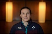 8 February 2017; Paula Fitzpatrick of Ireland poses for a portrait after a women's rugby press conference at the Sandymount Hotel in Sandymount, Dublin. Photo by Piaras Ó Mídheach/Sportsfile