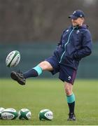9 February 2017; Ireland head coach Joe Schmidt during squad training at Carton House in Maynooth, Co. Kildare. Photo by Stephen McCarthy/Sportsfile