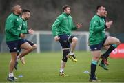 9 February 2017; Donnacha Ryan, centre, of Ireland during squad training at Carton House in Maynooth, Co. Kildare. Photo by Stephen McCarthy/Sportsfile