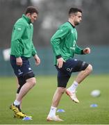 9 February 2017; Conor Murray of Ireland during squad training at Carton House in Maynooth, Co. Kildare. Photo by Stephen McCarthy/Sportsfile