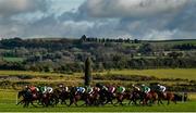 5 February 2017; A general view during the handicap hurdle at Punchestown Racecourse in Naas, Co. Kildare. Photo by Ramsey Cardy/Sportsfile