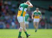 9 July 2011; Niall Darby, Offaly, reacts to a missed opportunity. GAA Football All-Ireland Senior Championship Qualifier Round 2, Limerick v Offaly, Gaelic Grounds, Limerick. Picture credit: Stephen McCarthy / SPORTSFILE