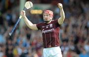 9 July 2011; Joe Canning, Galway, celebrates after scoring a goal which was subsequently disallowed. GAA Hurling All-Ireland Senior Championship Phase 3, Cork v Galway, Gaelic Grounds, Limerick. Picture credit: Diarmuid Greene / SPORTSFILE