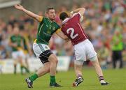 9 July 2011; Johnny Duane, Galway, in action against Cian Ward, Meath. GAA Football All-Ireland Senior Championship Qualifier Round 2, Meath v Galway, Pairc Tailteann, Navan, Co. Meath. Photo by Sportsfile