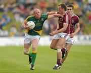 9 July 2011; Joe Sheridan, Meath, in action against Diarmuid Blake, Galway. GAA Football All-Ireland Senior Championship Qualifier Round 2, Meath v Galway, Pairc Tailteann, Navan, Co. Meath. Photo by Sportsfile