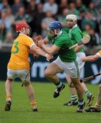 9 July 2011; Stephen Lucey, Limerick, in action against Conor McCann, Antrim. GAA Hurling All-Ireland Senior Championship Phase 3, Antrim v Limerick, Parnell Park, Dublin. Picture credit: Ray McManus / SPORTSFILE