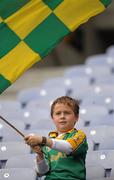 10 July 2011; Meath supporter Callum Browne, age 9, from Rathoath, Co. Meath, at the Leinster GAA Football Championship Finals. Croke Park, Dublin. Photo by Sportsfile