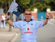 10 July 2011; Dublin supporter Mark Cervi, from Swords, Co Dublin, on the way to the Leinster GAA Football Championship Finals. Croke Park, Dublin. Picture credit: Oliver McVeigh / SPORTSFILE