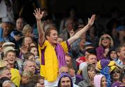 10 July 2011; A Wexford fan at the Leinster GAA Football Championship Finals. Croke Park, Dublin. Picture credit: Brian Lawless / SPORTSFILE