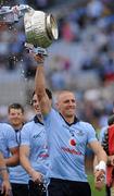 10 July 2011; Dublin's Eoghan O'Gara celebrates with the Delaney cup after the match. Leinster GAA Football Senior Championship Final, Dublin v Wexford, Croke Park, Dublin. Picture credit: Brian Lawless / SPORTSFILE