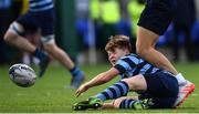 7 February 2017; Louis McDonagh of Castleknock College during the Bank of Ireland Leinster Schools Junior Cup Round 1 match between St Michael’s College and Castleknock College at Donnybrook Stadium in Dublin. Photo by Ramsey Cardy/Sportsfile