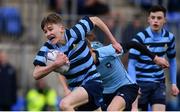 7 February 2017; Conor Dunne of Castleknock College makes a break during the Bank of Ireland Leinster Schools Junior Cup Round 1 match between St Michael’s College and Castleknock College at Donnybrook Stadium in Dublin. Photo by Ramsey Cardy/Sportsfile