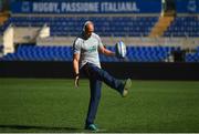 10 February 2017; Sergio Parisse of Italy during the captain's run at the Stadio Olimpico in Rome, Italy. Photo by Ramsey Cardy/Sportsfile