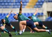 10 February 2017; Simon Zebo of Ireland during the captain's run at the Stadio Olimpico in Rome, Italy. Photo by Ramsey Cardy/Sportsfile