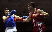 10 February 2017; Joe Ward of Moate BC, right,  exchanges punches with Michael Frayne of St Marys, during their 81kg bout during the 2016 IABA Elite Boxing Championships at the National Stadium in Dublin. Photo by David Maher/Sportsfile