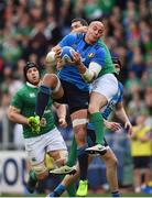 11 February 2017; Sergio Parisse of Italy in action against Rob Kearney of Ireland during the RBS Six Nations Rugby Championship match between Italy and Ireland at the Stadio Olimpico in Rome, Italy. Photo by Ramsey Cardy/Sportsfile
