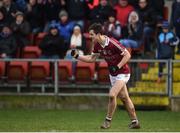 11 February 2017; Shane McGuigan of Slaughtneil reacts after scoring a point during the AIB GAA Football All-Ireland Senior Club Championship semi-final match between Slaughtneil and St Vincent's at Páirc Esler in Newry. Photo by Seb Daly/Sportsfile
