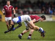 11 February 2017; Craig Wilson of St Vincent’s in action against Cormac O’Doherty of Slaughtneil during the AIB GAA Football All-Ireland Senior Club Championship semi-final match between Slaughtneil and St Vincent's at Páirc Esler in Newry. Photo by Seb Daly/Sportsfile