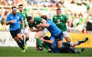 11 February 2017; Cian Healy of Ireland is tackled by Lorenzo Cittadini, 3, and Marco Fuser of Italy during the RBS Six Nations Rugby Championship match between Italy and Ireland at the Stadio Olimpico in Rome, Italy. Photo by Stephen McCarthy/Sportsfile