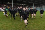 11 February 2017; The Dr. Crokes squad, lead by Jamie Doolan, break away from the pre-match team photograph before the AIB GAA Football All-Ireland Senior Club Championship semi-final match between Corofin and Dr. Crokes at Gaelic Grounds in Limerick. Photo by Diarmuid Greene/Sportsfile