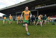 11 February 2017; The Corofin squad, lead by Michael Farragher, break away from the pre-match team photograph before the AIB GAA Football All-Ireland Senior Club Championship semi-final match between Corofin and Dr. Crokes at Gaelic Grounds in Limerick. Photo by Diarmuid Greene/Sportsfile